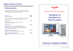 Apple Apple Products &amp; Prices Software selection Personal &amp; Business Computers