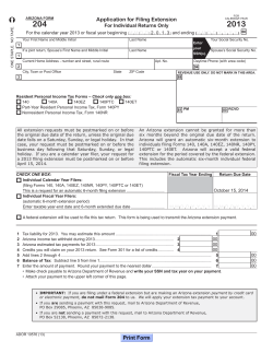  204  Application for Filing Extension