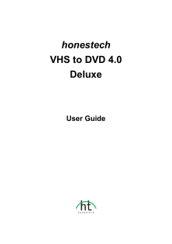 VHS to DVD 4.0 Deluxe honestech