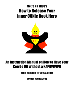 How to Release Your Inner CONic Book Hero