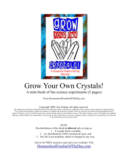 Grow Your Own Crystals! From HomeschoolFreebieOfTheDay.com