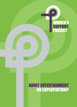 ADULT ENTERTAINMENT OR EXPLOITATION? WOMEN’S PROJECT