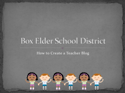 How to Create a Teacher Blog
