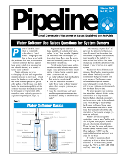 Pipeline Small Community Wastewater Issues Explained to the Public