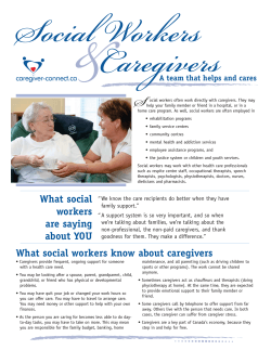 &amp; Social Workers Caregivers S
