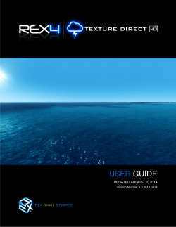 USER GUIDE ® UPDATED AUGUST 8, 2014