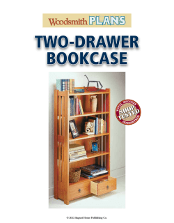 Two-Drawer Bookcase © 2013 August Home Publishing Co.