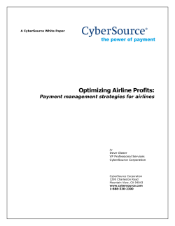 Optimizing Airline Profits: Payment management strategies for airlines