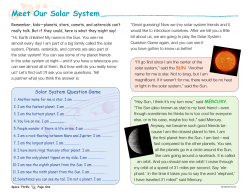 meet Our Solar System