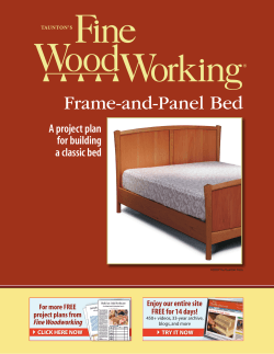 Enjoy our entire site FREE for 14 days! Fine Woodworking