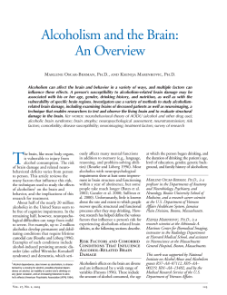 Alcoholism and the Brain: An Overview