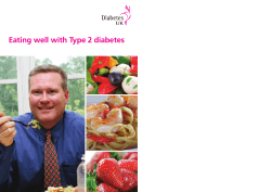 Eating well with Type 2 diabetes