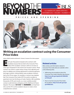 E Writing an escalation contract using the Consumer Price Index Related articles