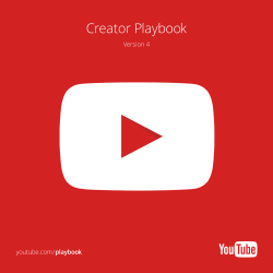 Creator Playbook Version 4 youtube.com/ playbook