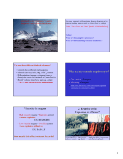 Introduction to volcanoes, volcanic eruptions, and volcanic landforms