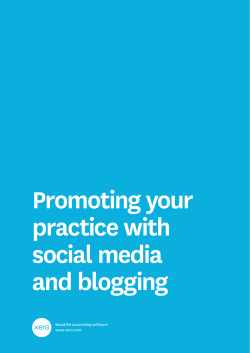 Promoting your practice with social media and blogging