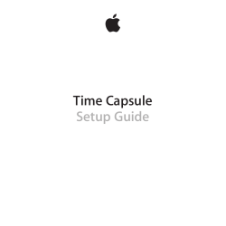 Time Capsule Setup Guide