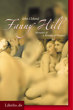 Fanny Hill John Cleland Memoirs of a Woman of Pleasure