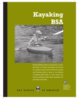 Kayaking BSA