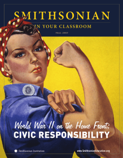 World War II on the Home Front: SmithSonian civic responsibility