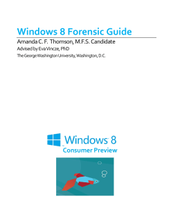 Windows 8 Forensic Guide  Consumer Preview