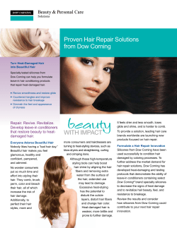 Proven Hair Repair Solutions from Dow Corning Turn Heat-Damaged Hair into Beautiful Hair