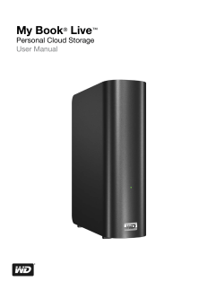 My Book Live Personal Cloud Storage User Manual