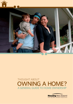 Owning a hOme? thOught abOut a geneRaL guiDe tO hOme OwneRShiP