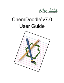 ChemDoodle v7.0 User Guide  ®
