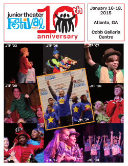 January 16-18, 2015 Atlanta, GA Cobb Galleria