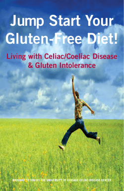 Jump Start Your Gluten-Free Diet! Living with Celiac/Coeliac Disease &amp; Gluten Intolerance