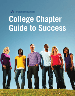 College Chapter Guide to Success