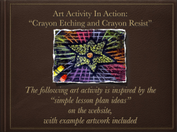The following art activity is inspired by the on the website,