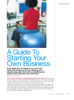 A Guide To Starting Your Own Business