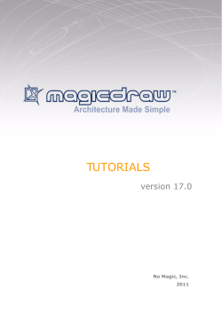 TUTORIALS version 17.0 No Magic, Inc. 2011