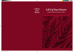 32560 Lift Up Your Hearts_cover.indd   1