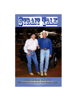 George and Buddy Strait at the APRIL/MAY 2002