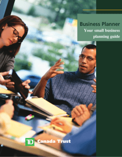 Business Planner Your small business planning guide
