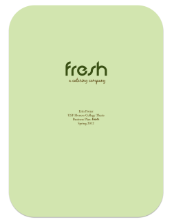 fresh a catering company 1