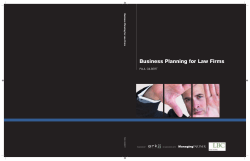 Business Planning for Law Firms PAUL GILBERT PA UL GILBERT