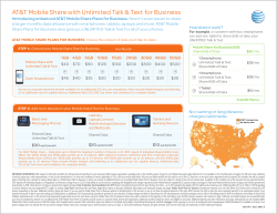 AT&amp;T Mobile Share with Unlimited Talk &amp; Text for Business