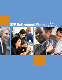 SEP Retirement Plans for Small Businesses