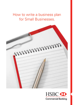 How to write a business plan for Small Businesses.