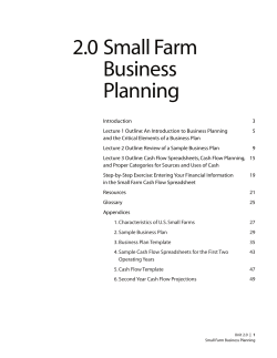 2.0 Small Farm Business Planning