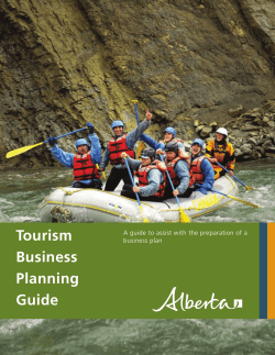 Tourism Business Planning Guide
