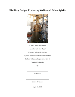 Distillery Design: Producing Vodka and Other Spirits