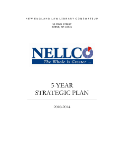 5-YEAR STRATEGIC PLAN 2010-2014