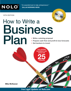 Business Plan 25 How to Write a