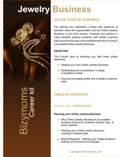 Jewelry  Business ONLINE JEWELRY BUSINESS