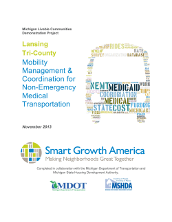 Mobility Management &amp; Coordination for Non-Emergency
